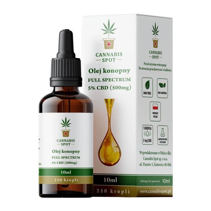 CBD oil 5% 500mg Full Spectrum Cannabis Spot - 143