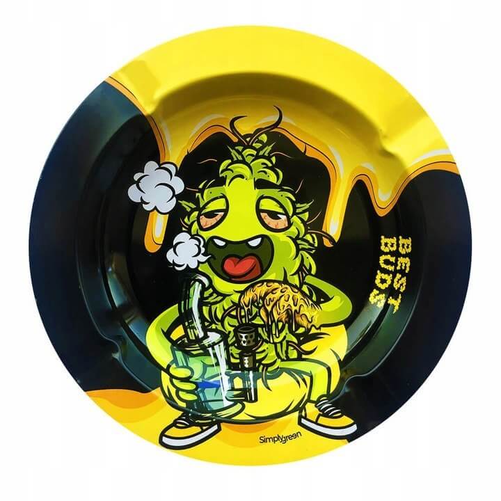 Best Buds metal ashtray – Dab All Day - 143