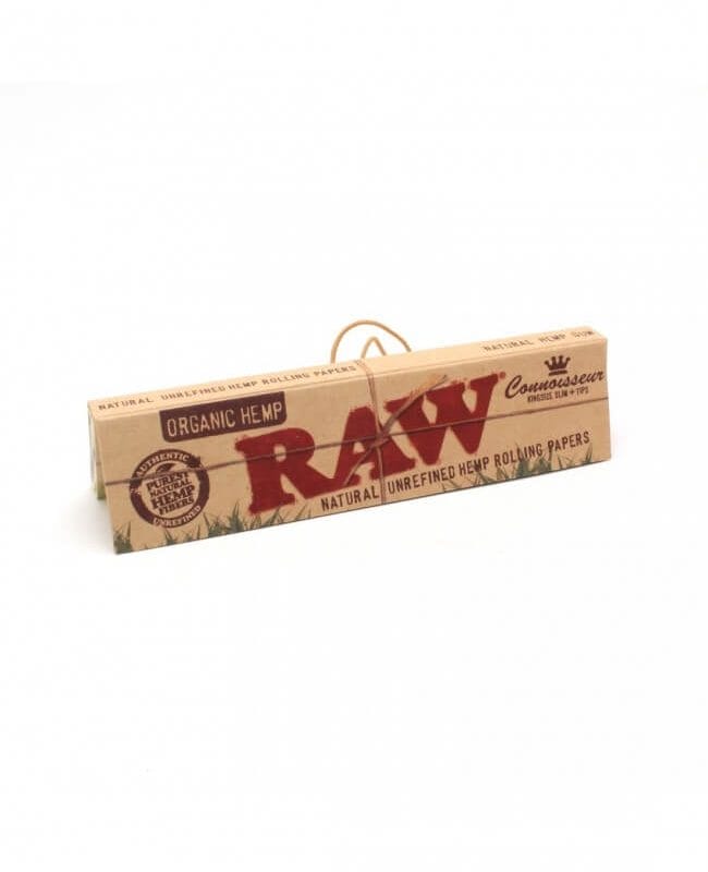 RAW Organic Hemp CONNOISSEUR rolling papers with Filters - 143