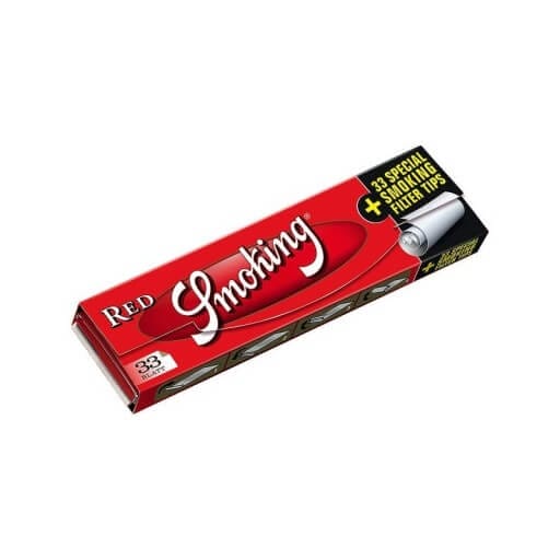 Red Smoking King Size Slim rolling papers - 143