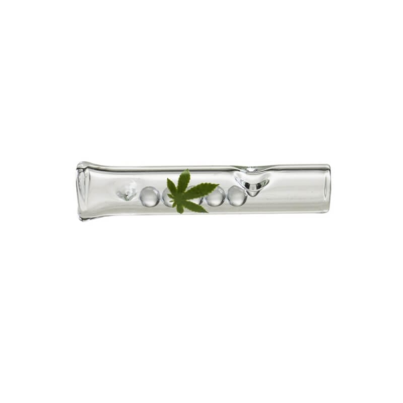 Glass mouthpiece with filtrating balls for joint - 143