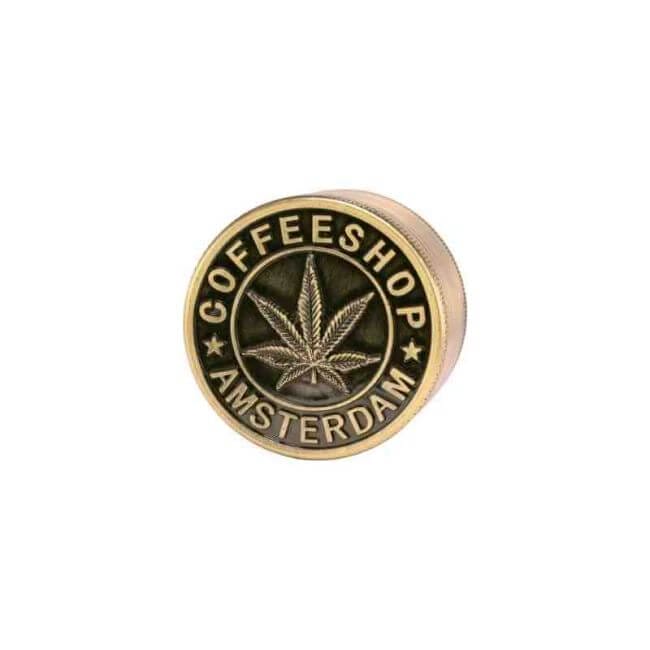 Coffee Shop Amsterdam 3-piece metal grinder - 143