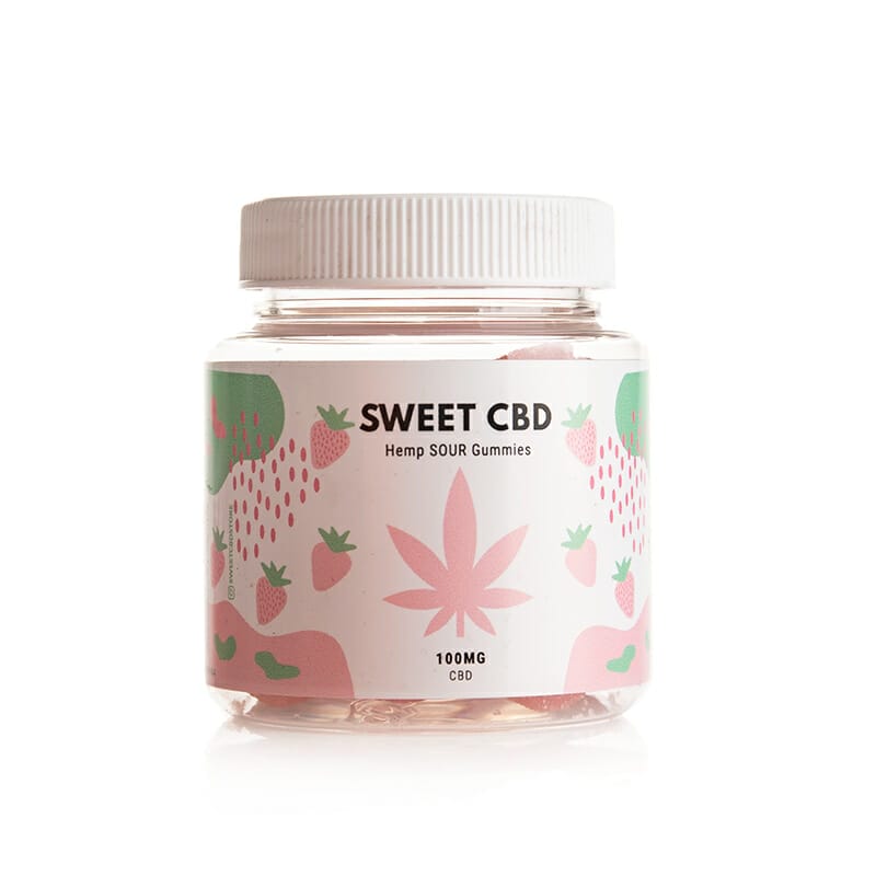 Strawberry Sweet CBD hemp jelly beans - 143