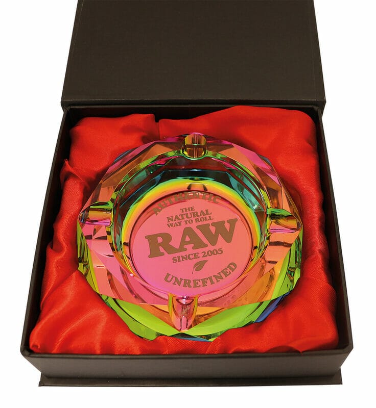 RAW Rainbow crystal ashtray - 143
