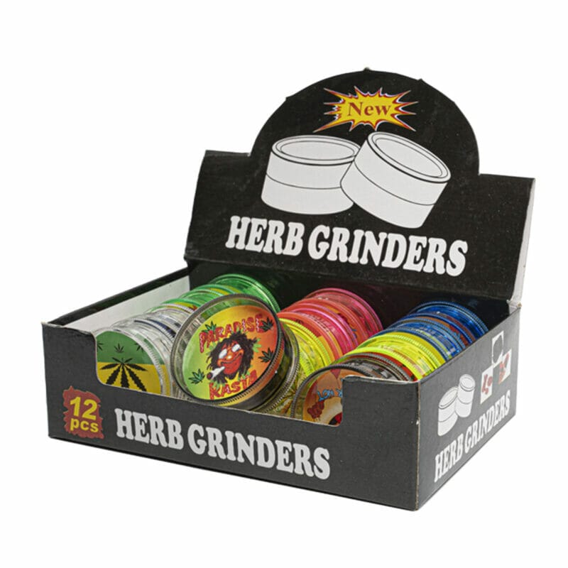 Grinder Rasta 2-piece (12pcs/display) - 143