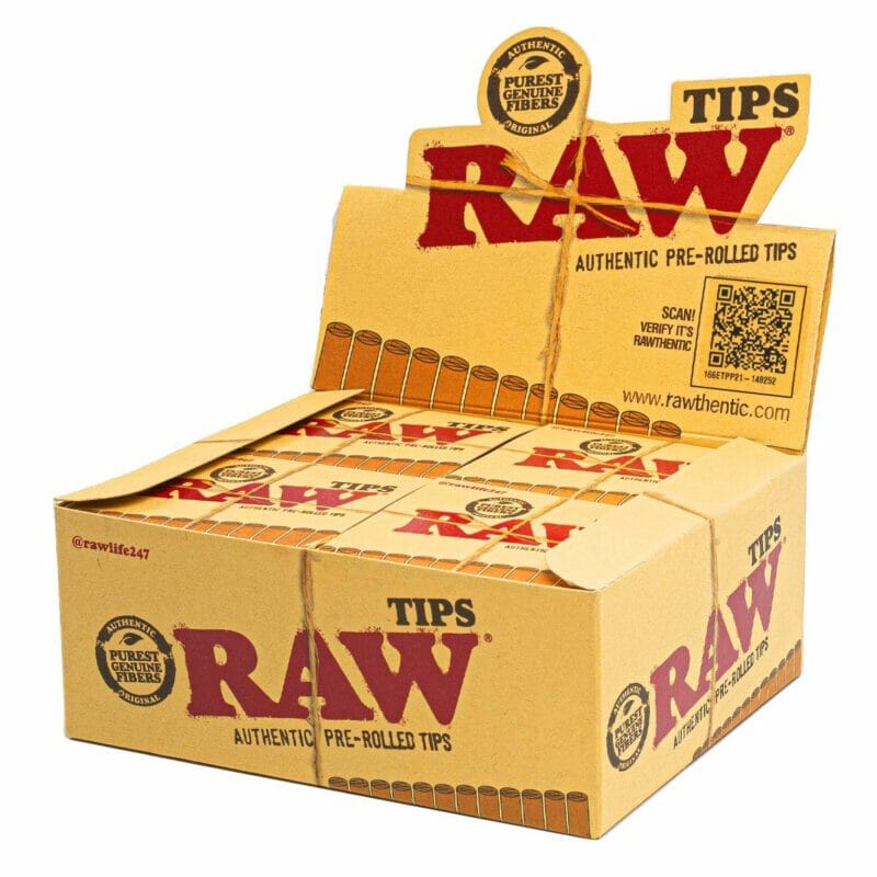 RAW pre-rolled tips (20pcs/display) - 143
