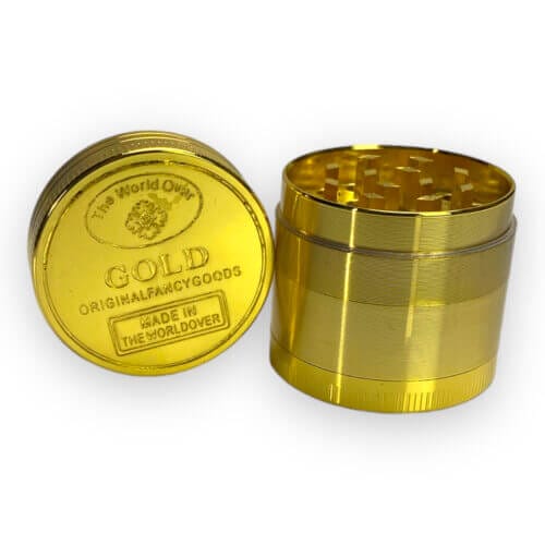 gold mini grinder - opened